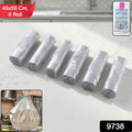 Close-up of 45x55 cm garbage bags roll set for home and office waste