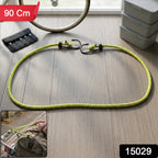 Elastic bungee cord securely tied with strong hooks