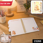 Kids cartoon printed spiral diary notebook for school and travel