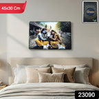 Elegant Radha Krishna wall frame for spiritual home décor