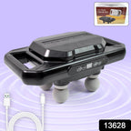Four interchangeable massage heads for the deep tissue gun, displayed next to the device.