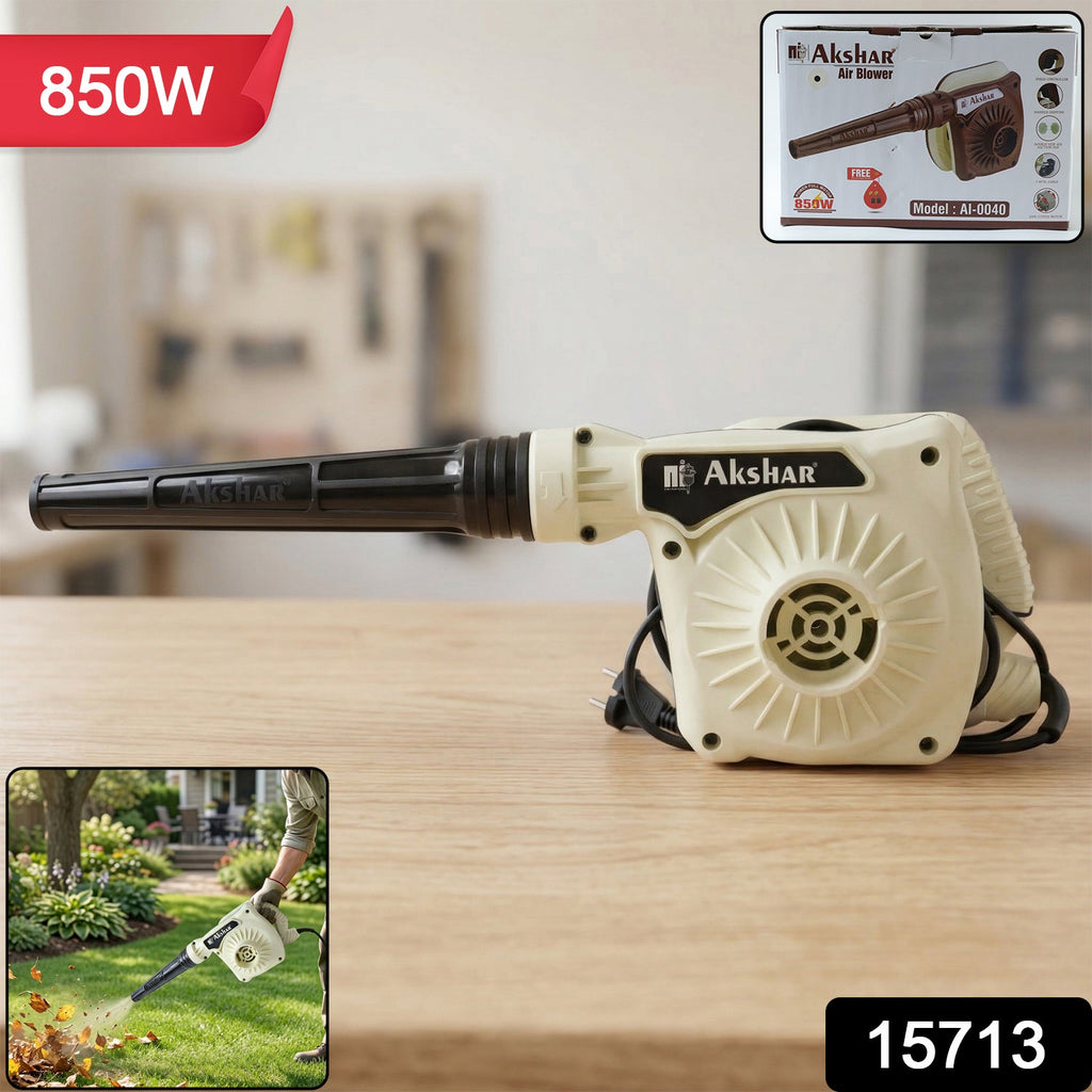 Electric air blower ideal for dust cleaning and leaf blowing