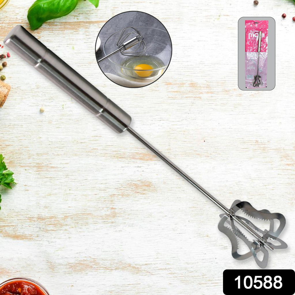 Durable kitchen tool with rust-resistant stainless steel whisk blades