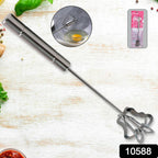 Durable kitchen tool with rust-resistant stainless steel whisk blades