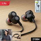 Wired earphones with deep bass audio quality and 3.5mm jack