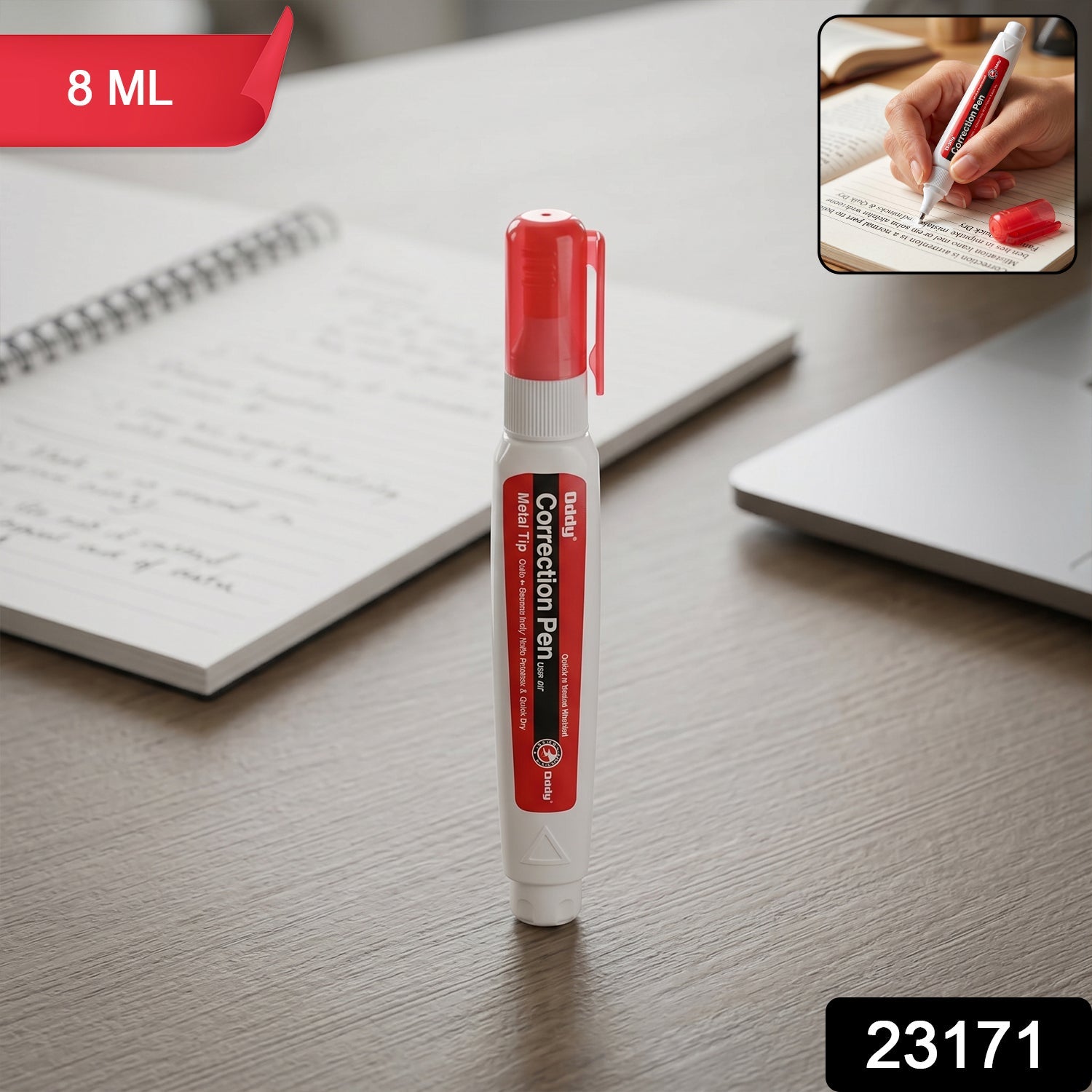 precise correction pen for office documents and school work