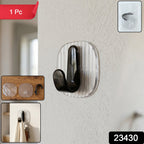 Durable waterproof adhesive wall hook for bathroom and kitchen