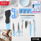 Professional stainless steel nail grooming set for hands and feet