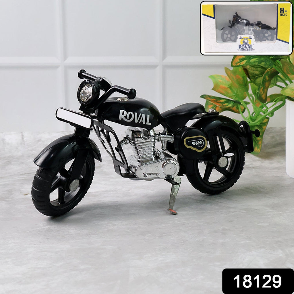Classic bullet design metal bike toy model for kids and collectors
