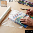 Durable transparent cover film for protecting educational books