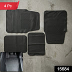 Waterproof anti-slip rubber car mats for front and rear floors