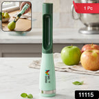 Durable stainless steel fruit corer and slicer