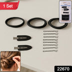 Hair clips, bands, and accessories set for styling