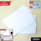 Sheets of A4 copier printing paper for office use