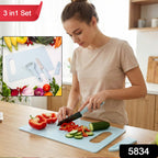 Sturdy chopping board providing stable surface for kitchen use