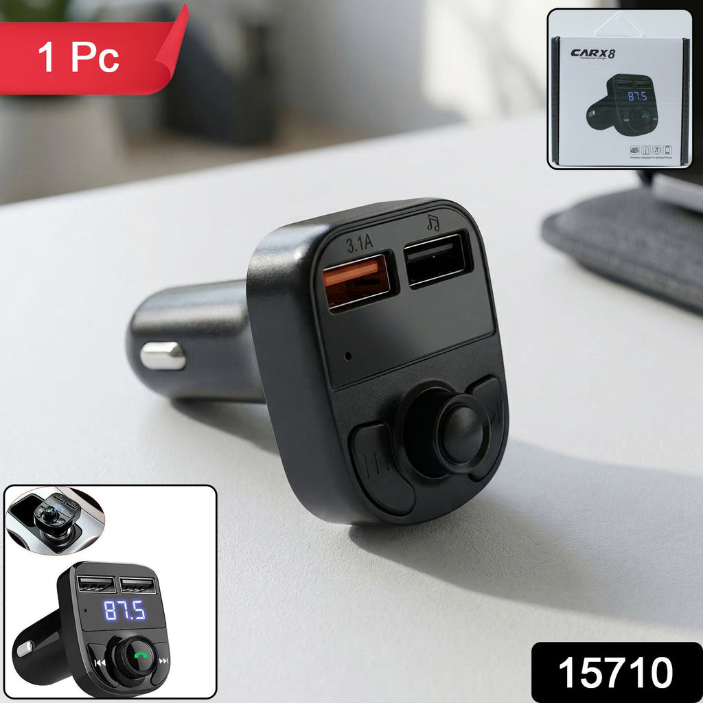 Fast charging car charger with dual USB ports for smartphones