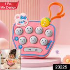 Musical toy keychain with cartoon design for children