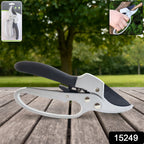 Indo Glow gardening pruning shears displayed open on a clean white background.
