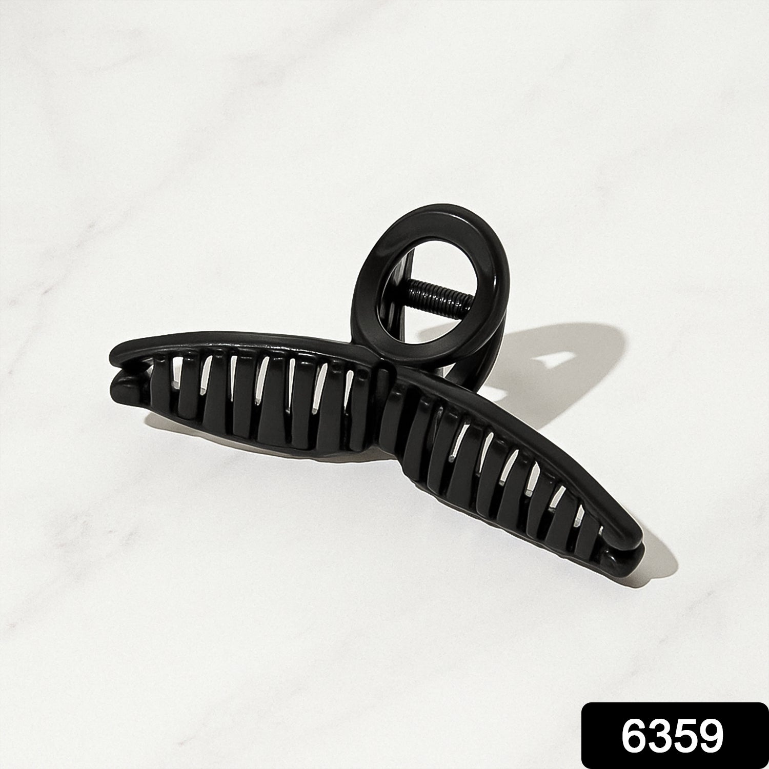 Close-up of strong hair claw clip showing secure grip mechanism