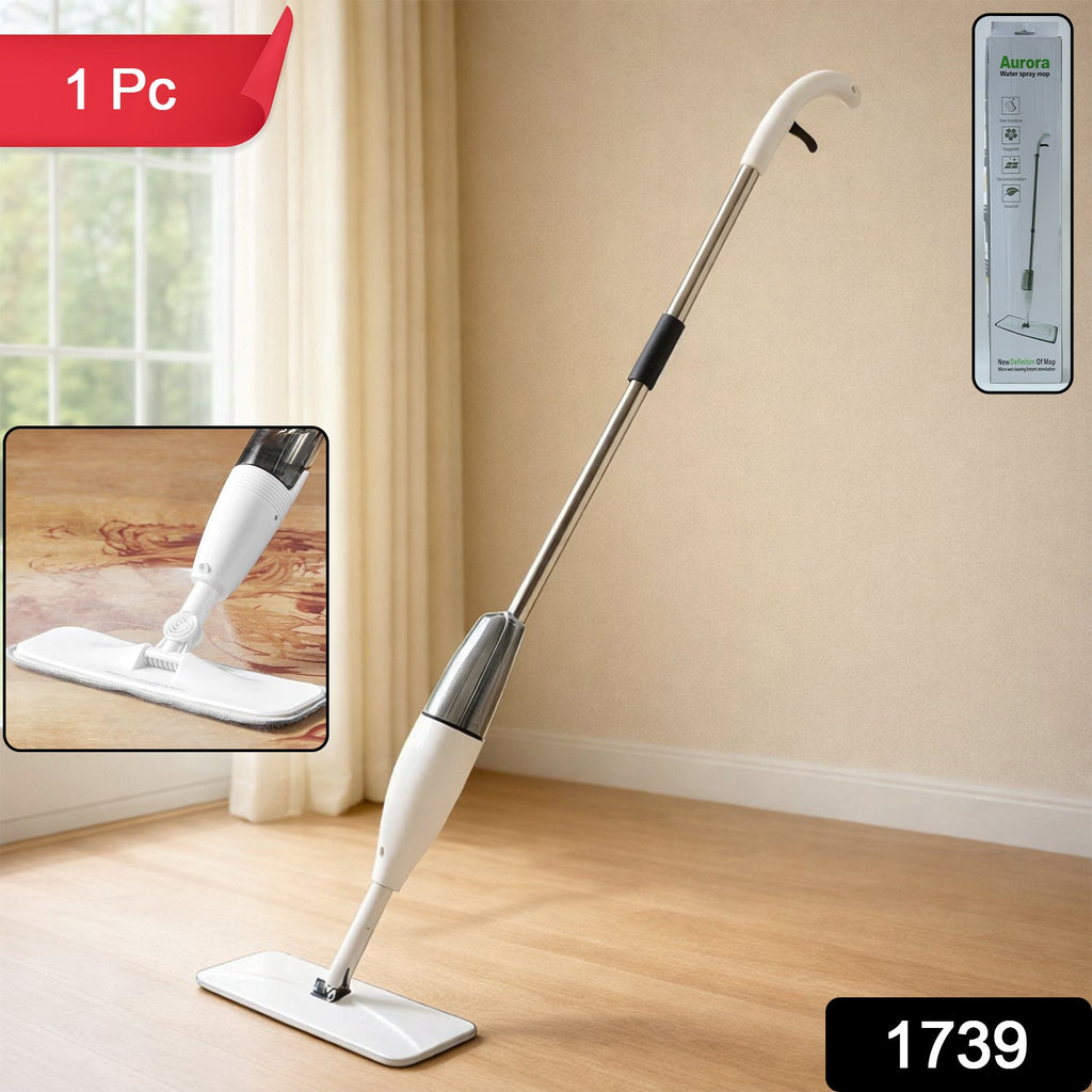 Spray mop with water tank ideal for home cleaning and polishing floors