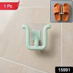 Shoe rack hook hanging slippers on wall