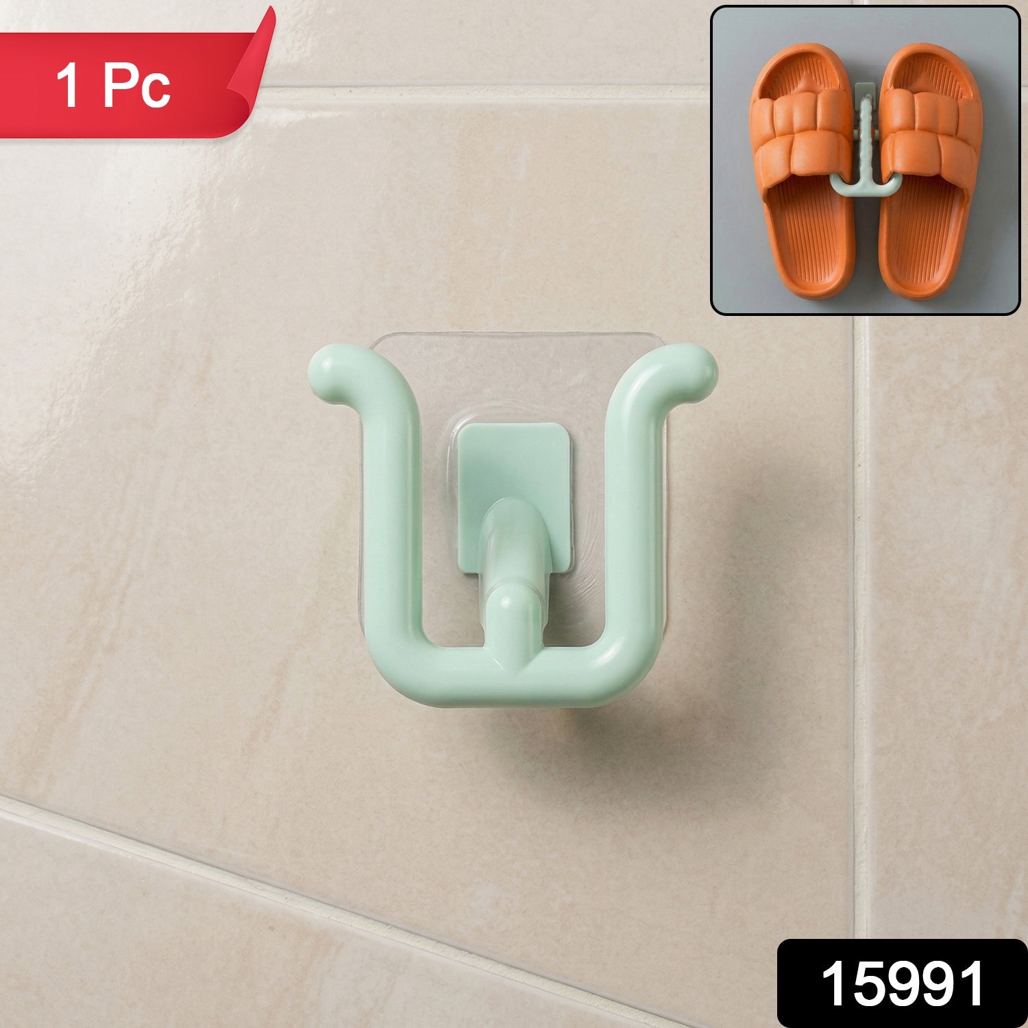 Shoe rack hook hanging slippers on wall