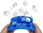Product shot of the ChillPour silicone ice cube tray.