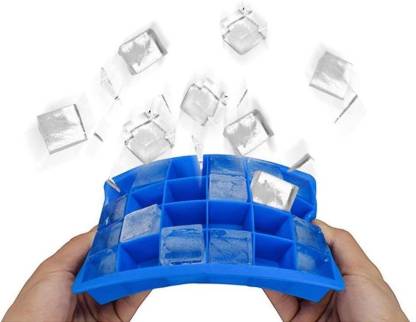 Product shot of the ChillPour silicone ice cube tray.