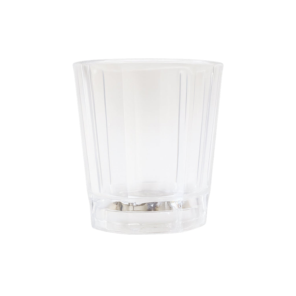 LED light-up shot glasses illuminating drinks at a party