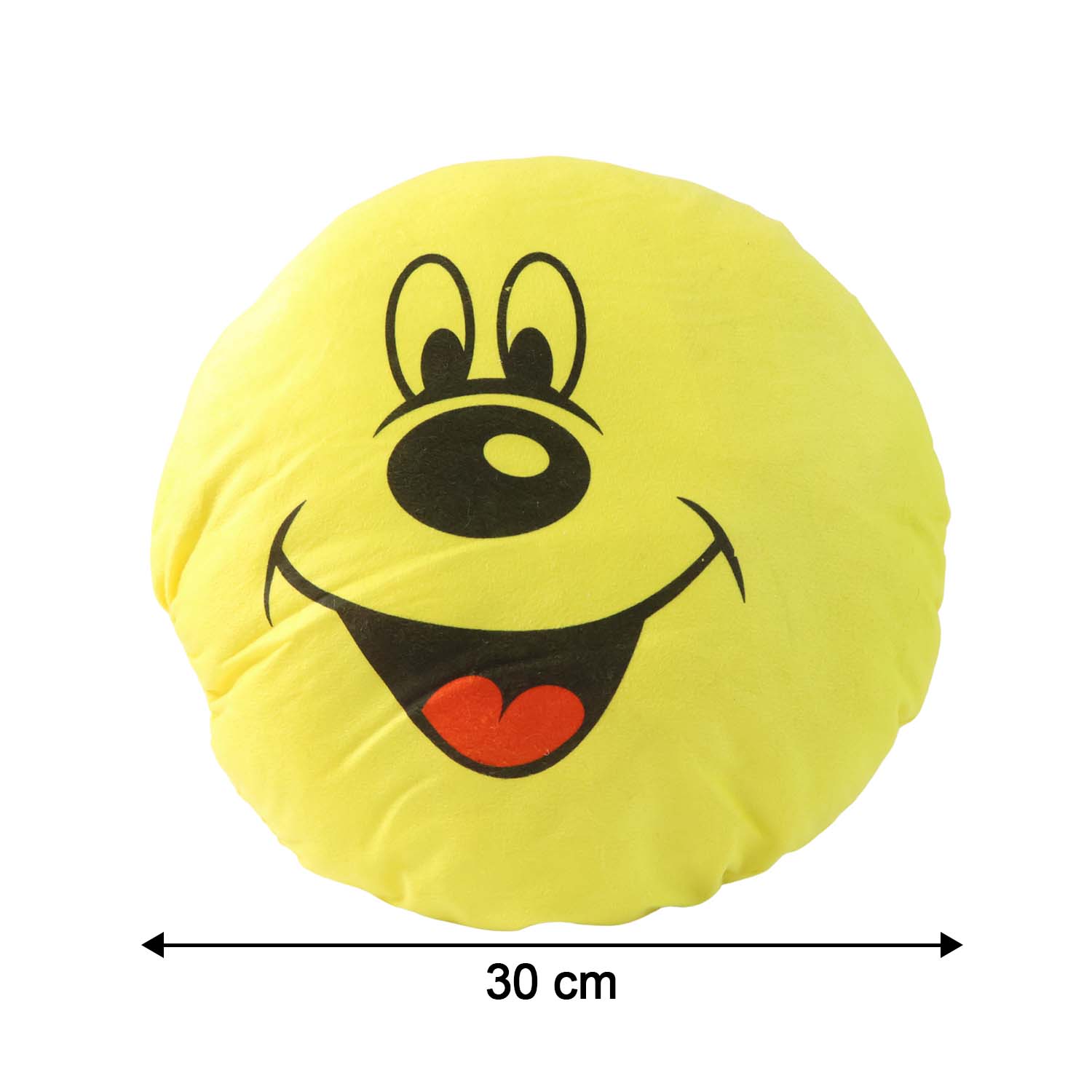 Huggable smiley face soft plush pillow cushion for kids