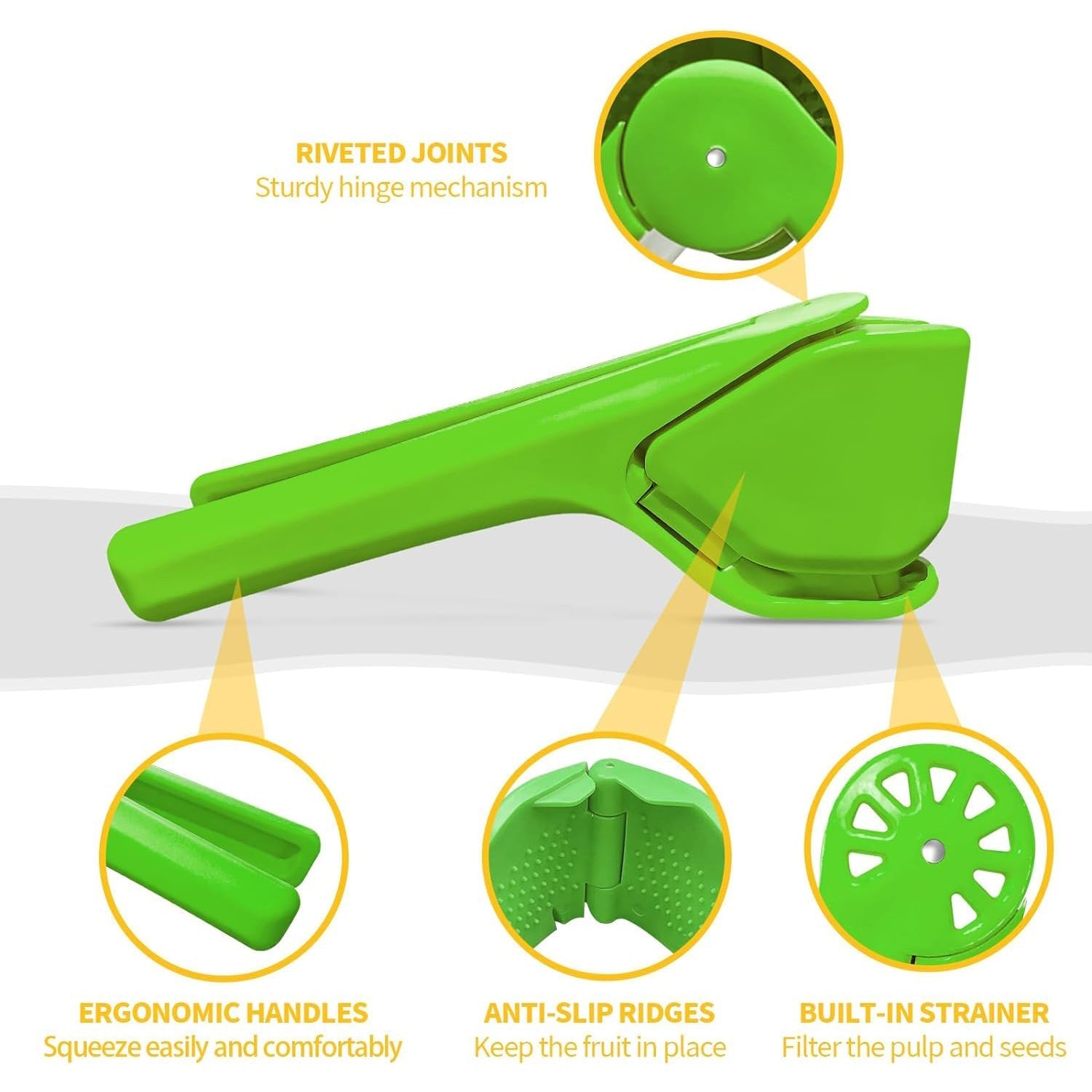 Compact handheld lemon squeezer ideal for easy kitchen use