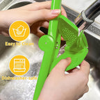 Manual fruit juice extractor for lemons and oranges with seed strainer
