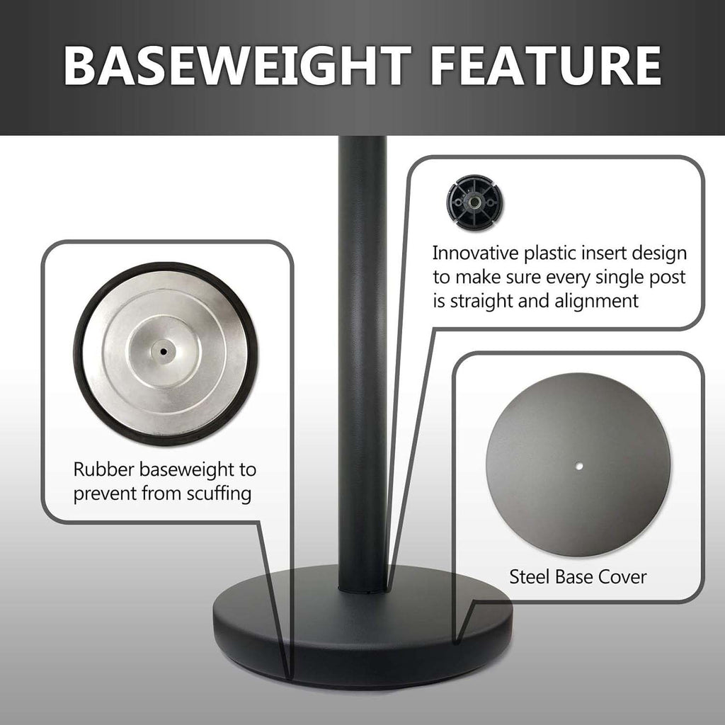 Retractable belt barrier stand for effective crowd control and queue management
