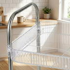 Storage trolley suitable for kitchen, office, and home with wheels