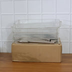 4 layer organizer cart with wheels for groceries and utensils