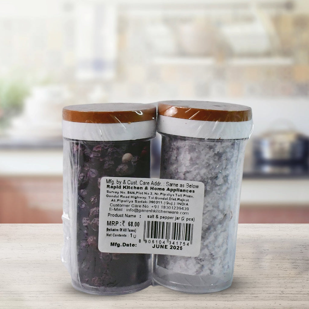 Multipurpose airtight kitchen storage containers for spices and snacks