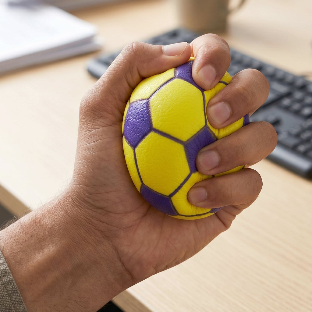 Soft squeeze mini soccer stress ball for kids and adults