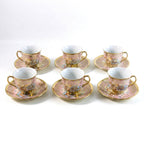 Premium quality tea cup and saucer set with smooth glazed finish