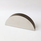 Sleek metal napkin dispenser made of stainless steel