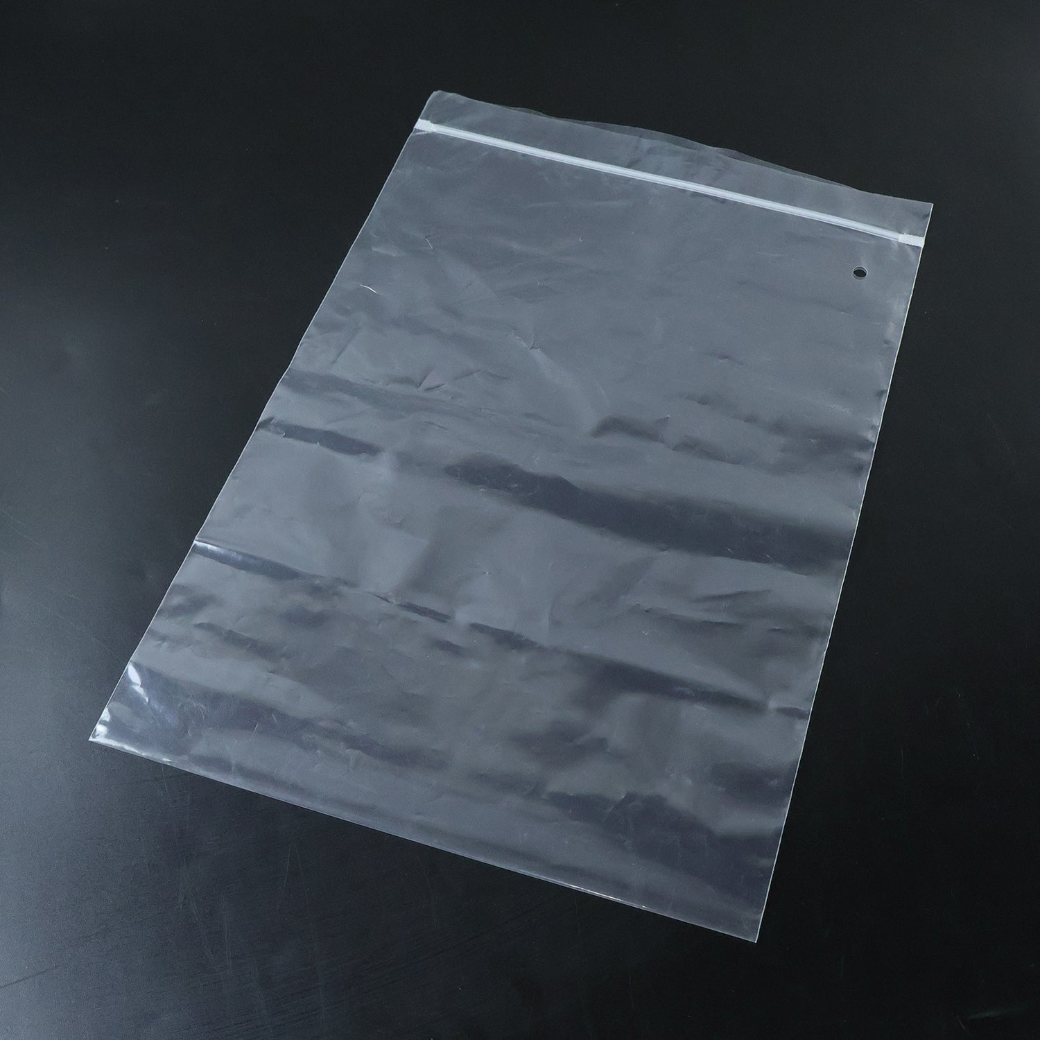 Multipurpose transparent zip lock bag for household storage