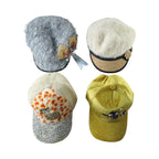 Winter cap with decorative embroidery and stylish design