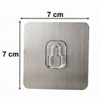 Wall hook hanging towels in bathroom