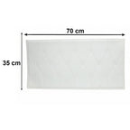 Bedroom decorative foam wall tile in white