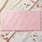 Modern 3D pink foam wall decor sheet