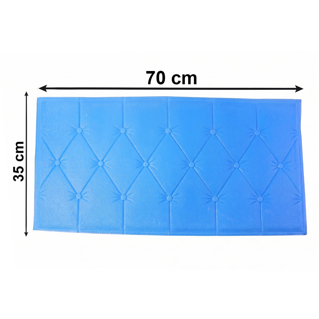 Bedroom decorative foam wall tile in blue