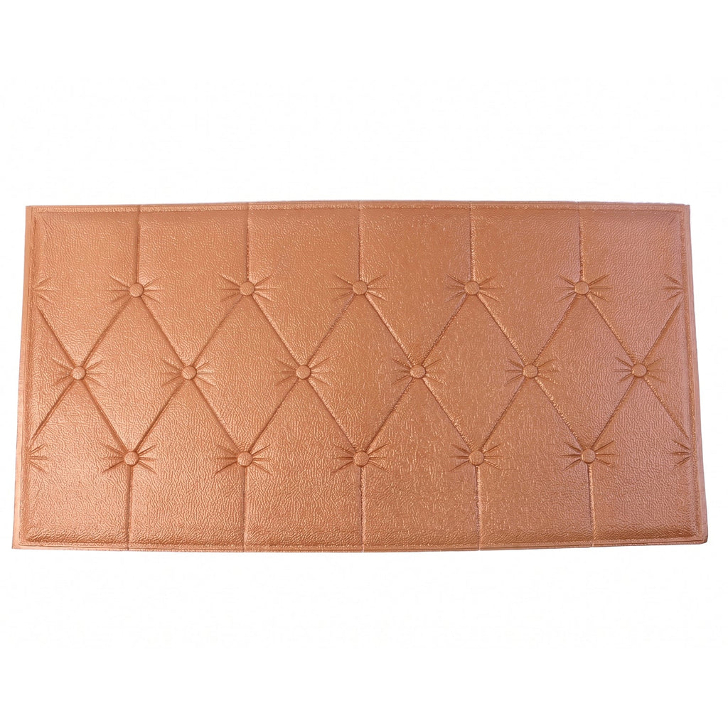 Peel and stick padded foam wall panel for impact protection