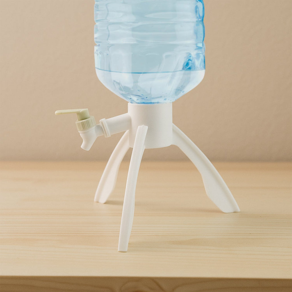 Compact water dispenser stand for home and travel use
