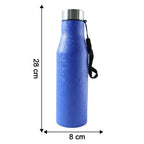 Size reference of 28 cm tall stainless steel water bottle 1000ML