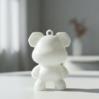 Small bear shaped keychain option for gifting and personal use