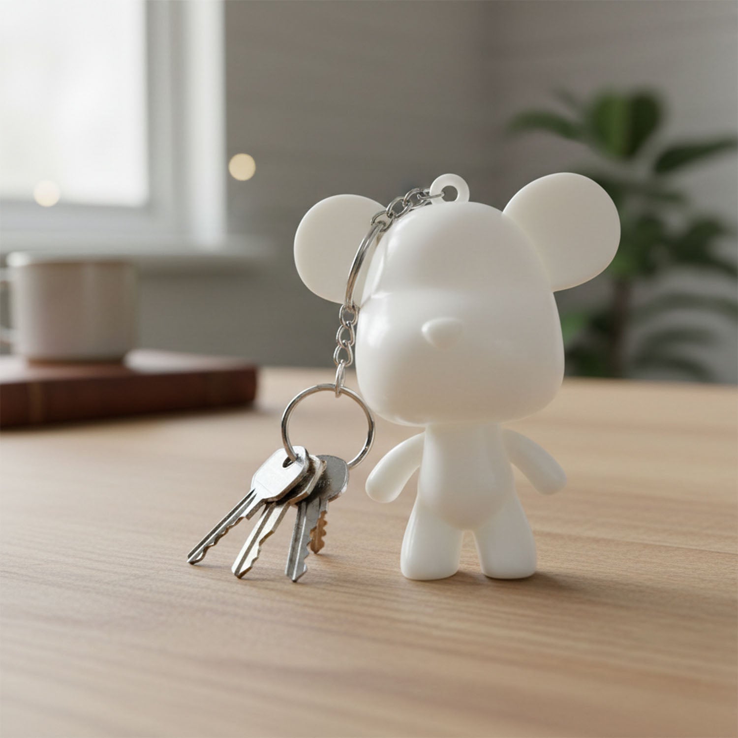 Cute bear charm keychain gift item for friends and family